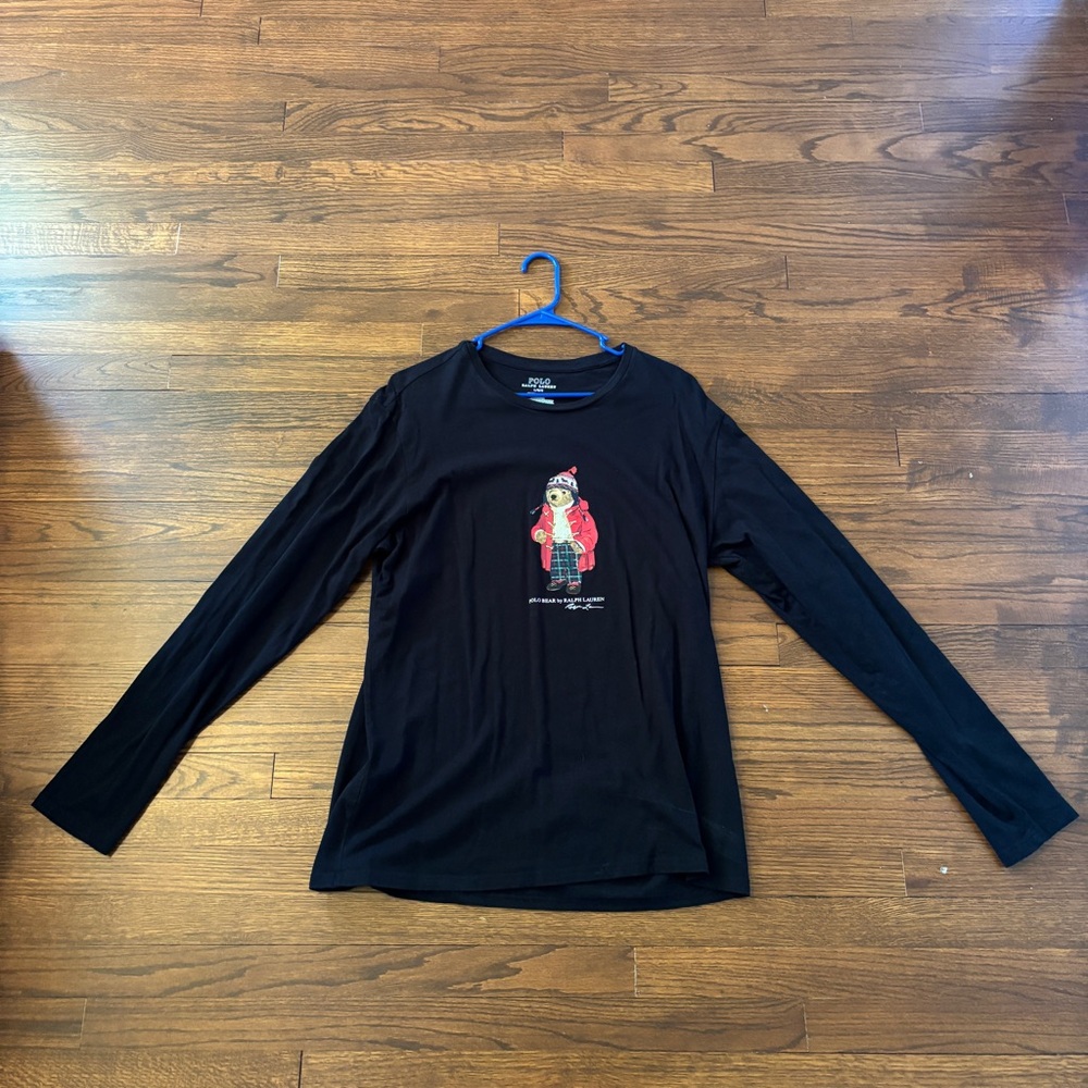 Polo Ralph Lauren Large Black Long Sleeve Shirt